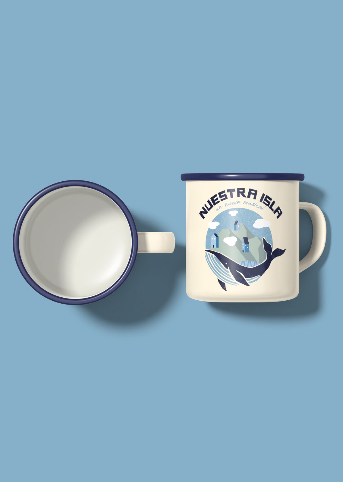 Taza Peltre Nuestra Isla — Edición Oficial