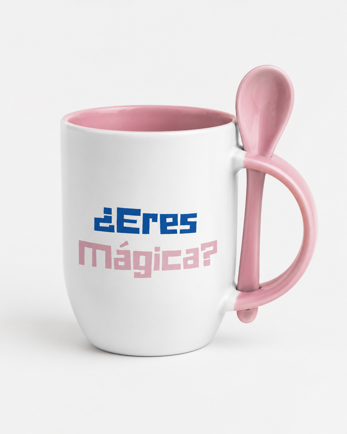 Taza con cuchara Eres Mágica — Nuestra Isla